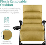 Best Choice Products Oversized Zero Gravity Chair, Folding Outdoor Patio Recliner - Photo 3
