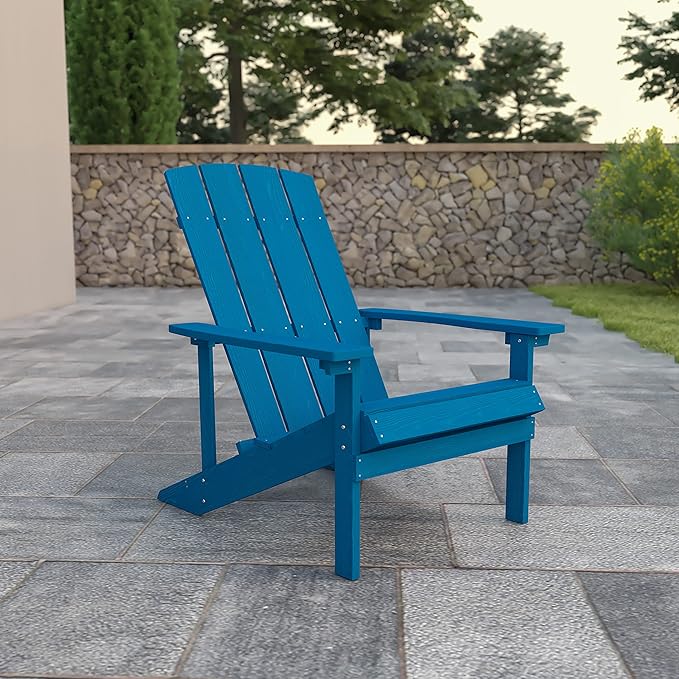 Flash Furniture Charlestown Commercial Grade Indoor/Outdoor Adirondack Chair - Photo 2