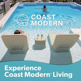 GoSports Coast Modern in Pool Lounge Chair - Waterproof & Weighted Chaise Lounger - Outdoor Pool Furniture for Patio or - Photo 6