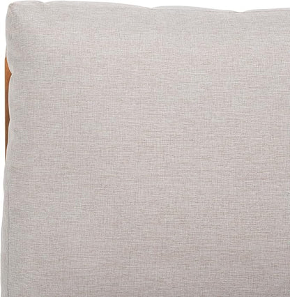 SAFAVIEH Outdoor Patio Furniture Collection – Dune Lounge Chair Set of 2, Solid Wood Outdoor Seating with Light Grey Cushions, Modern Relaxed Design (PAT7328B-SET2)