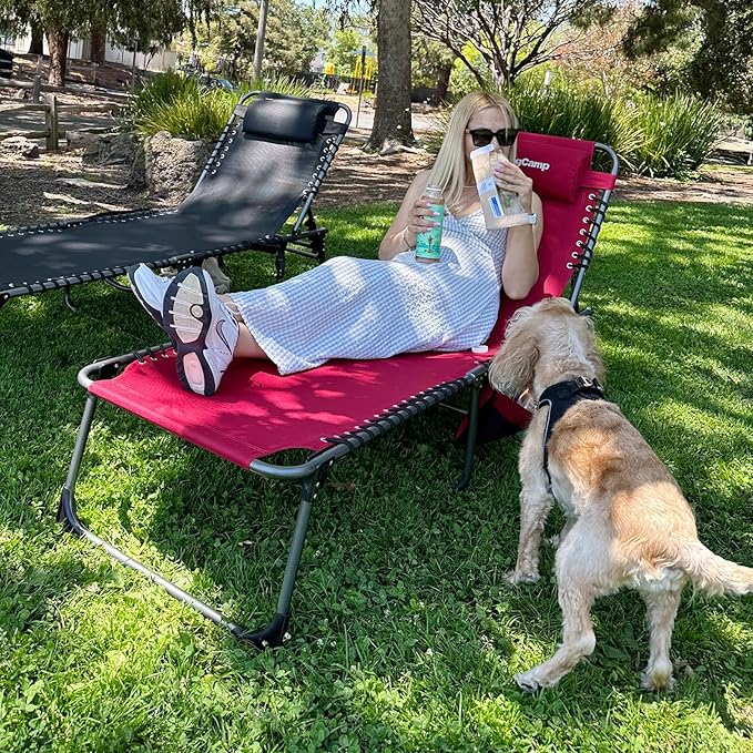 KingCamp 2 Pack Lounge Chair Outdoor - Photo 2