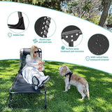 #WEJOY Folding Lounge Chair Outdoor, 5-Position Adjustable Sunbathing Tanning Chair with Shoulder Strap & Side Pocket - Photo 5
