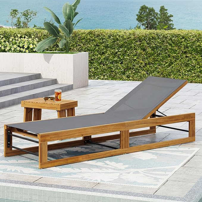Christopher Knight Home Tristz Patio Chaise Lounge Chair Outdoor - Photo 1