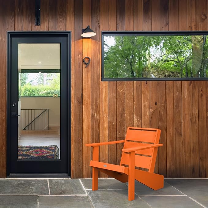 Haven Modern Adirondack Chair, Citrus Orange