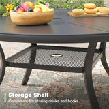 Outdoor Patio Round Dining Table for 4 - Photo 7