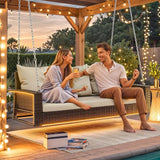 DWVO LED 3-Seat Patio Porch Swing - Photo 2