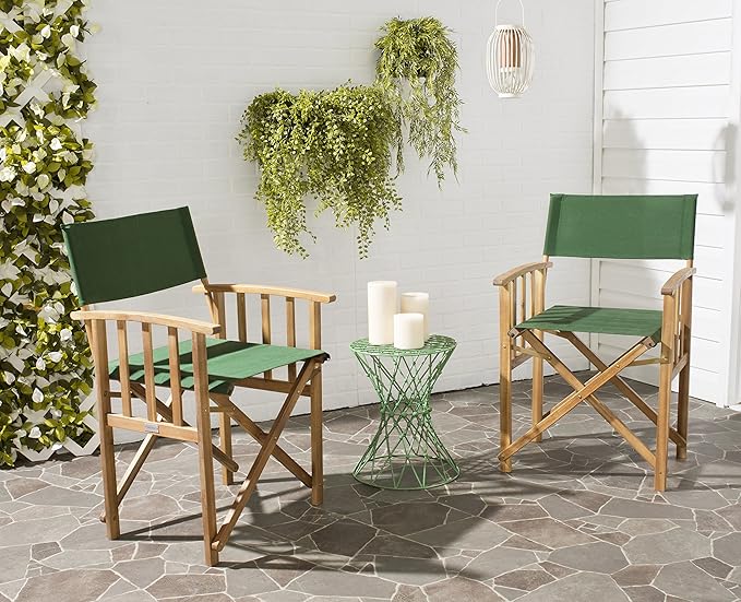 SAFAVIEH Outdoor Living Collection Laguna Director Chairs - Photo 2