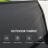 Patio Outdoor Glider Bench, High Backrest and Breathable Mesh Fabric, Yard Porch Loveseat, Outside Rocking Swing Chair - Photo 5