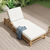Leisure Zone 5-Position Adjustable Outdoor Chaise Lounge - Photo 1