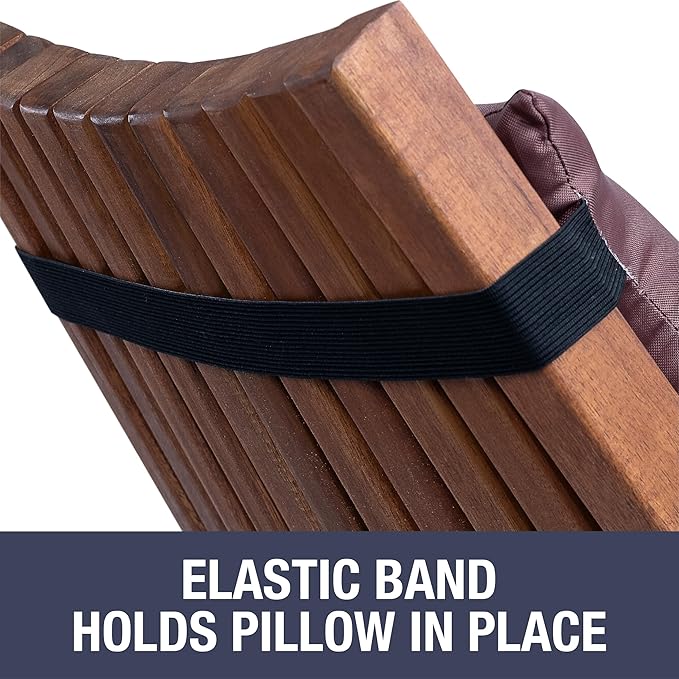 CleverMade Tamarack Pillow for Patio Furniture; Comfortable - Photo 3