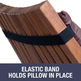 CleverMade Tamarack Pillow for Patio Furniture; Comfortable - Photo 3