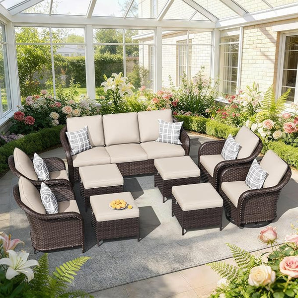 9 PCS Outdoor Conversation Set - Photo 1