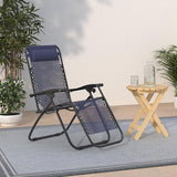 Devoko Patio Zero Gravity Chair Outdoor Folding Adjustable Reclining Chairs Pool Side Using Lawn Lounge Chair with - Photo 2