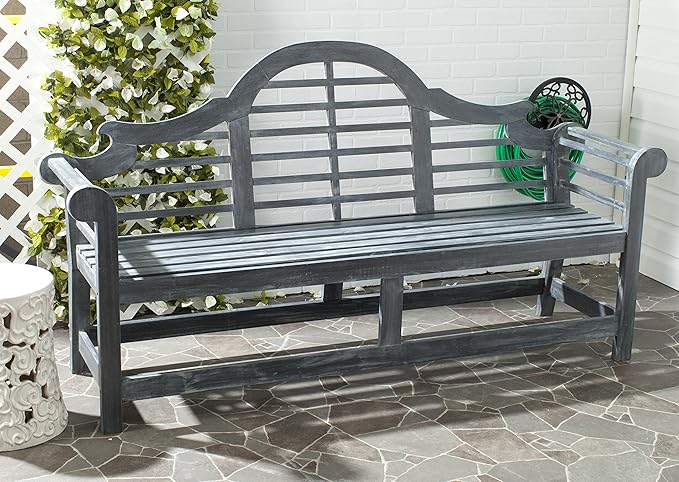 Safavieh Patio Collection Felicity Adirondack Acacia Wood Bench
