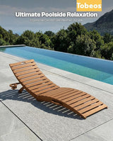 Pre-Assembled Folding in-Pool Lounge Chair, HDPE Outdoor Chaise Lounge with Cup Holder, Pool Lounge Chair for Poolside - Photo 8
