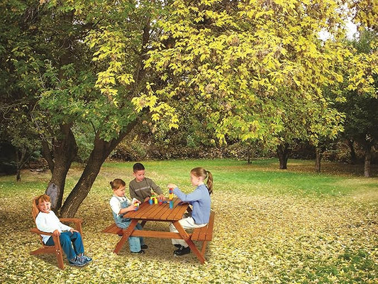 Maxim Child’s Adirondack Chair. Kids Outdoor Wood Patio Furniture for Backyard, Lawn & Deck