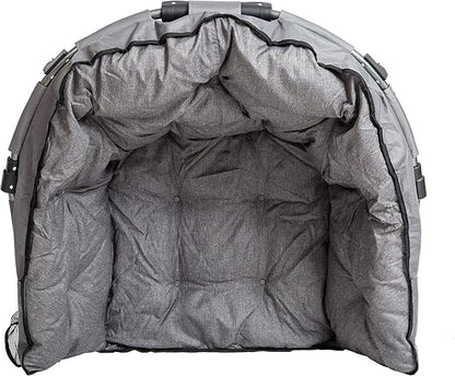 MacSports C932S-129 Padded Cushion Outdoor Folding Lounge Patio Club Chair, Gray
