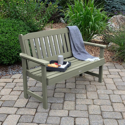 highwood Lehigh Garden Bench, 4 Feet, Eucalyptus