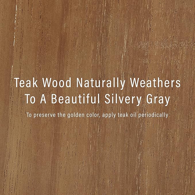 Crosley Furniture Olivier 2-Person Teak Wood Indoor Outdoor Bench for Outside Patio, Garden, Porch, Teak
