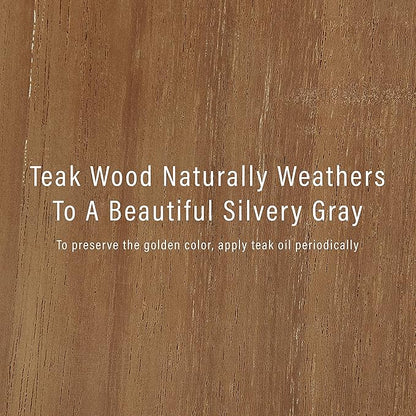 Crosley Furniture Olivier 2-Person Teak Wood Indoor Outdoor Bench for Outside Patio, Garden, Porch, Teak