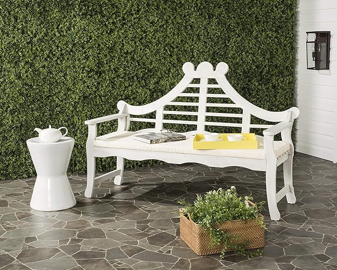 SAFAVIEH PAT6741A Outdoor Collection Azusa Bench