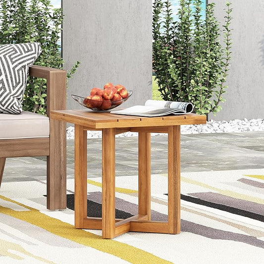 Christopher Knight Home 317111 Hamel End Table, Teak