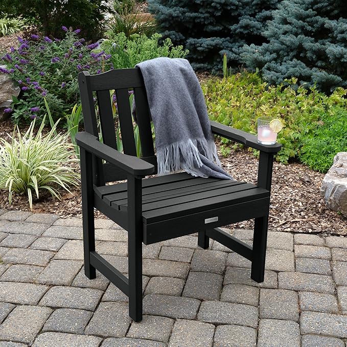 Highwood AD-CHGL1-BKE Lehigh Garden Chair, Black