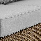 Crosley Furniture Bradenton Outdoor Sectional Left Side Loveseat, 2-Person Wicker Patio Couch for Deck - Photo 9