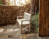 Martha Stewart by POLYWOOD® Chinoiserie 48” Garden Bench in Teak - Photo 7