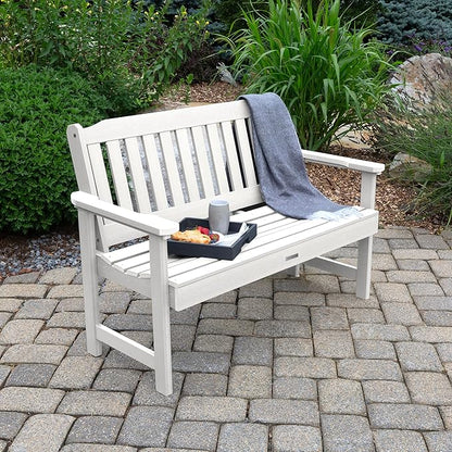 Highwood AD-BENW2-WHE Lehigh Garden Bench, 4 Feet, White