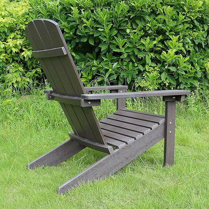 northbeam Lakeside Faux Wood Adirondack Chair, Espresso