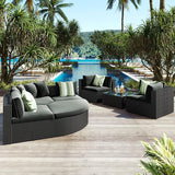 Quarte 7 Piece Outdoor Patio Furniture Sofa Sets - Photo 1