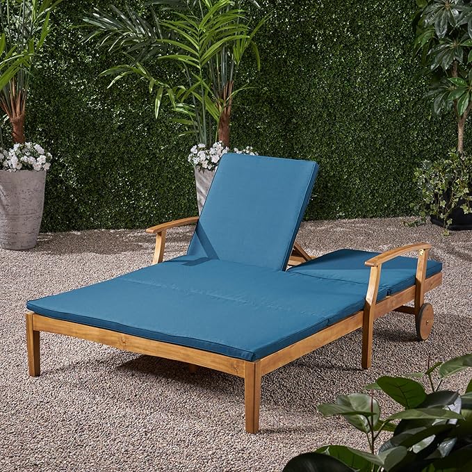 Outdoor Double Chaise Lounge Chairs - Photo 3