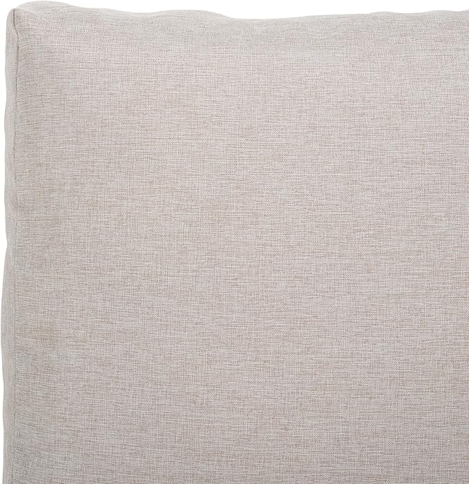 SAFAVIEH Outdoor Patio Furniture Collection Lynn Natural & Light Grey Solid Wood Sofa (PAT7329B) - Photo 10