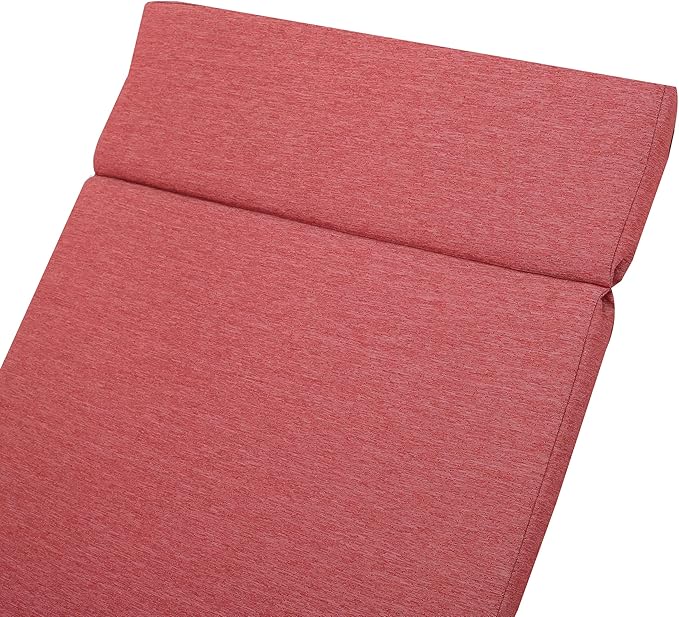 Christopher Knight Home Salem Outdoor Water Resistant Chaise Lounge Cushion, 1 Count (Pack of 1), Red - Photo 7