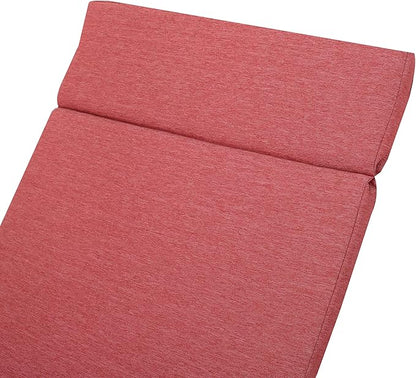 Christopher Knight Home Salem Outdoor Water Resistant Chaise Lounge Cushion, 1 Count (Pack of 1), Red