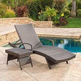 Christopher Knight Home 543 Outdoor Chaise Lounge Set - Photo 2