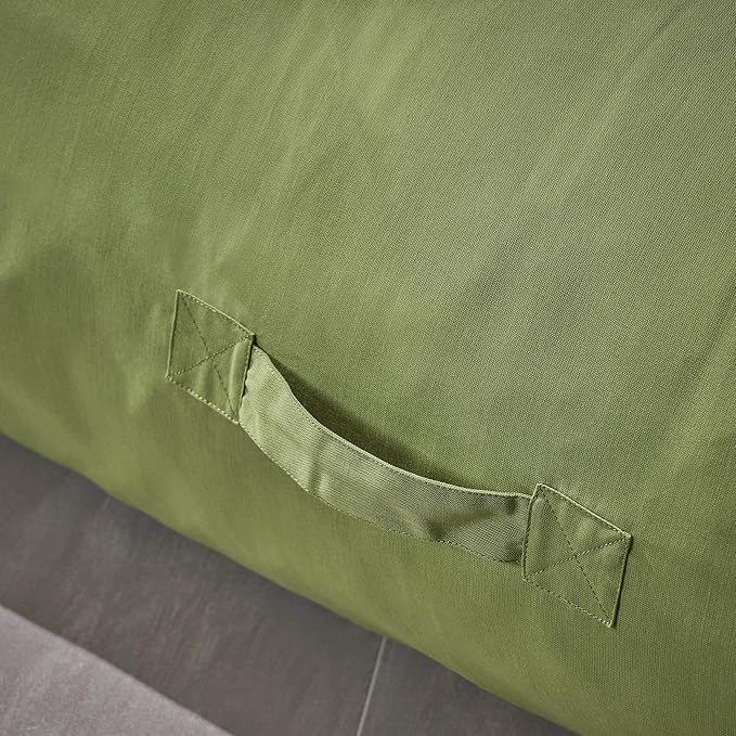 Christopher Knight Home Vivien Outdoor Water Resistant 6'x3' Lounger Bean Bag, Green - Photo 7
