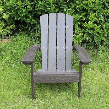 northbeam Lakeside Faux Wood Adirondack Chair, Espresso