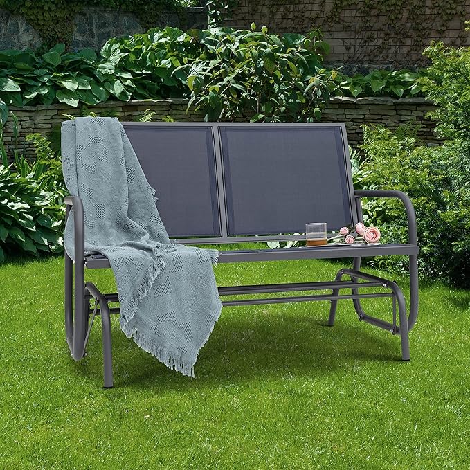 NUU GARDEN 2 Person Outdoor Glider Bench Patio Glider - Photo 7