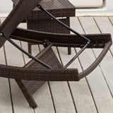 Christopher Knight Home Salem Outdoor Wicker Adjustable Chaise Lounge, Multibrown - Photo 5