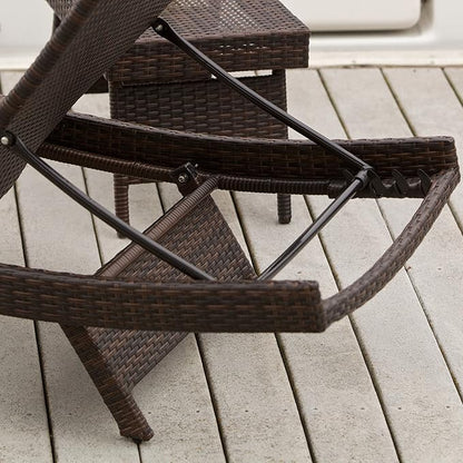 Christopher Knight Home Salem Outdoor Wicker Adjustable Chaise Lounge, Multibrown
