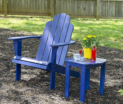 Linon Jayde Blue Adirondack Outdoor Accent Table