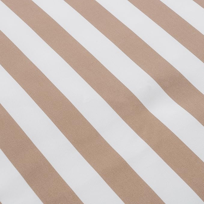 Christopher Knight Home Salem Outdoor Water Resistant Chaise Lounge Cushion, Brown And White Stripes - Photo 8
