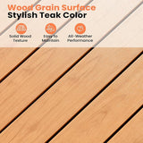 Pellebant 118" Outdoor Dining Table for 8-12, 10ft Aluminum Patio Table with Umbrella Hole - Photo 5
