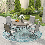 VICLLAX Round Patio Dining Table - Photo 2
