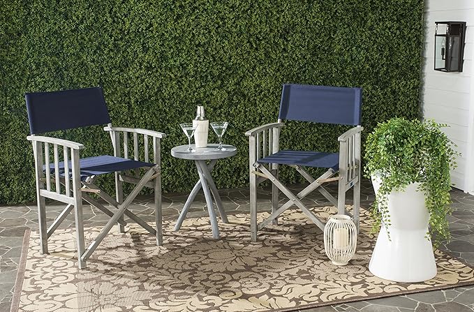 SAFAVIEH Outdoor Living Collection Laguna Director Chairs - Photo 2
