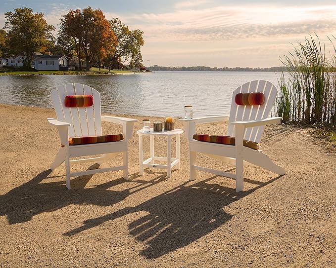 POLYWOOD South Beach 3-Piece Adirondack Chair Set with Side Table - Photo 7