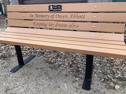 Park Bench Frames-Free Standing-Black Powder Coating