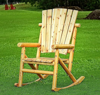Leigh Country Rocker Chair Single Aspen Log TX 95100